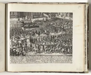 Optocht na de kroning van Ferdinand II tot Rooms koning, 1619