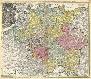 Imperii Romano-Germanici in suos Status et Circulos Divisi Tabula Generalis in Ustus …