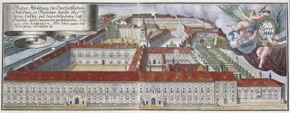 Die kurfürstliche Residenz in München mit Höfen und Lustgärten (Michael Wening)