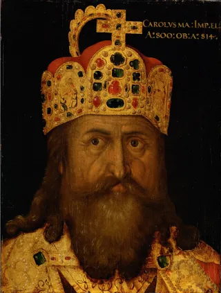 Kaiser Karl der Große (747-814), Brustbild