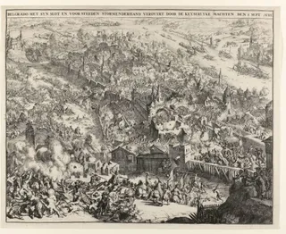 Belgrad taken by storm by Maximilian Emanuel, elector of Bavaria, September 6th 1688