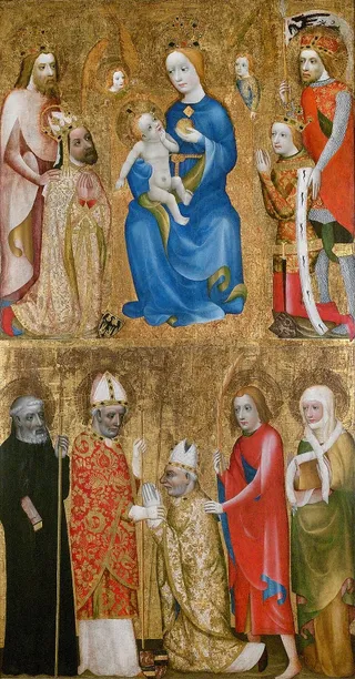Votivbild des Erzbischofs Johann Očko von Wlaschim
