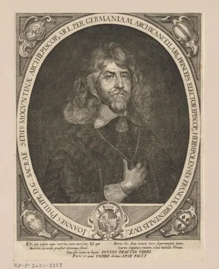 Portret van Johann Philipp von Schönborn, aartsbisschop van Mainz