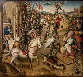 Heinrichstafel: Feldzug des kaiserlichen Heeres gegen Polen