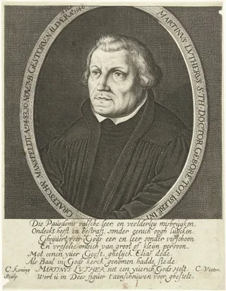 Portret van Martin Luther