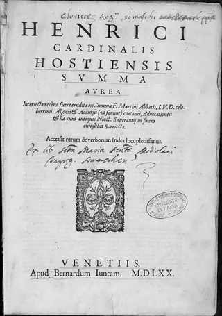 Henricus de Segusio