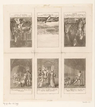 Zes voorstellingen uit de oudere en middelste geschiedenis