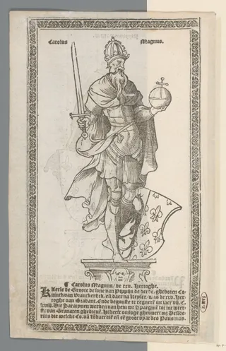 Portret van keizer Karel de Grote
