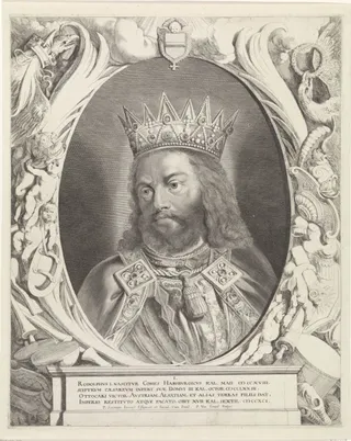 Portret van Rudolf I van Habsburg