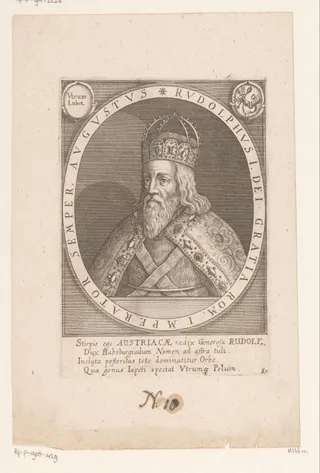 Portret van Rudolf I van Habsburg