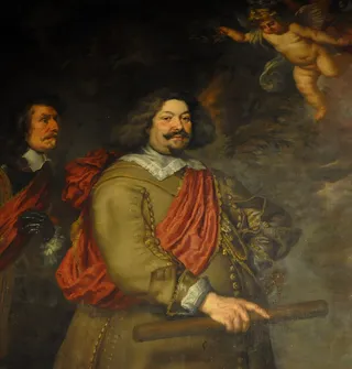 Portrait of Octavio Piccolomini (1599-1656) with his adjudant Hans Christopf Ranfft