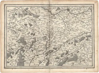 Herzogtümer Lothringen und Bar - Kupferstich - französisch - 41 …