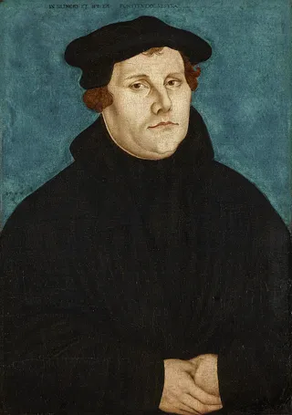 Martin Luther als Brustbildnis nach rechts