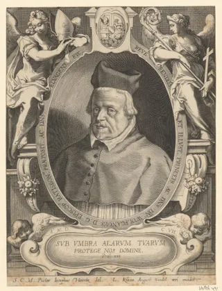 Portret van Wolfgang von Hausen, bisschop van Regensburg