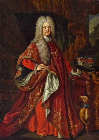 Portrait of Charles III Philip, Elector Palatine (1661-1742) in Robes of the Golden Fleece