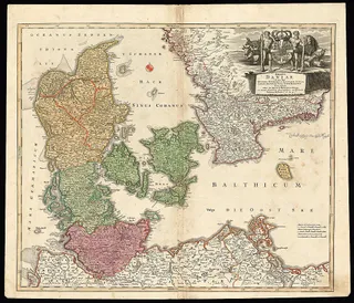 Regni Daniae in quo sunt sunt Ducatus Holsatia Et Slesvicum Insulae Danicae Provinciae …