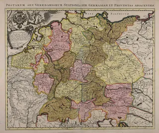 Postarum seu veredariorum stationes per Germaniam et provincias adiacentes