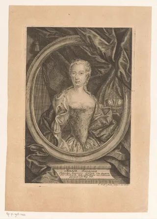 Portret van Maria Theresia