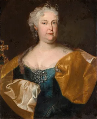Portrait of Empress Elisabeth Christine of Brunswick.