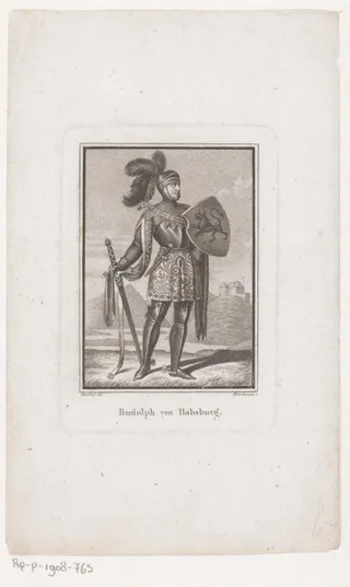 Portret van Rudolf I van Habsburg
