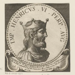 Portret van Hendrik VI, keizer van het Heilige Roomse Rijk