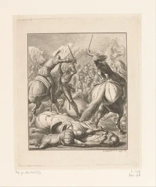 Rudolf I van Habsburg verslaat Ottokar II van Bohemen in Wenen