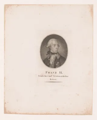 Portret van Frans II Josef Karel, Rooms-Duits keizer