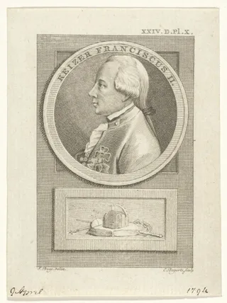Portret van Frans II Josef Karel, Rooms-Duits keizer
