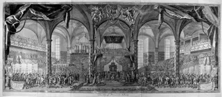 Die Salbung Friedrichs I. in der Schlosskapelle Königsberg 1701