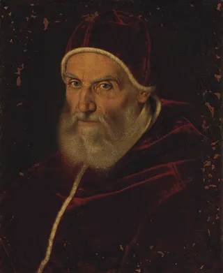 Portrait of Pope Gregory XIII, bust-length