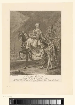 Portret van Maria Theresia, Rooms-Duits keizerin