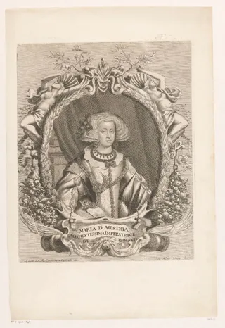 Portret van Maria, keizerin van het Heilige Roomse Rijk