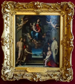 Chantilly (60), musée condé, Fra Bartolomeo di Paolo del Fattorino, La Vierge de Ferry Carondelet, copie