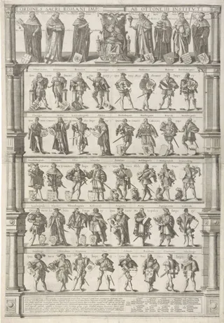 Overzicht van de hiërarchie in het Heilige Roomse Rijk