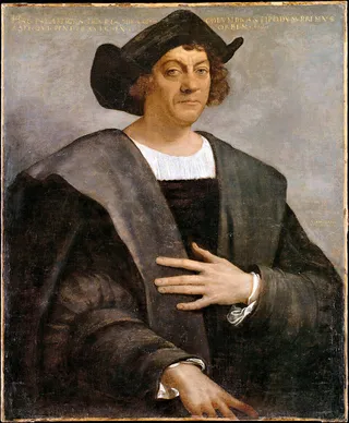 Porträt eines Mannes, Christopher Columbus (ca. 1446-1506)