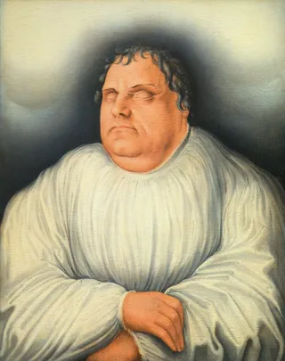 Martin Luther im Tode