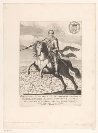Ruiterportret van Gustaaf II Adolf, Koning van Zweden