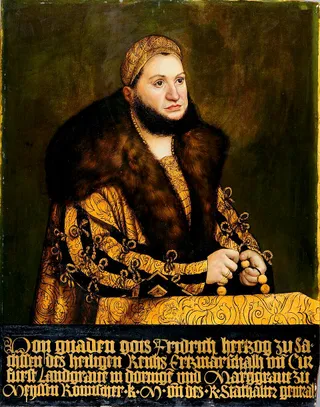 Bildnis des Kurfürsten Friedrich III. des Weisen von Sachsen