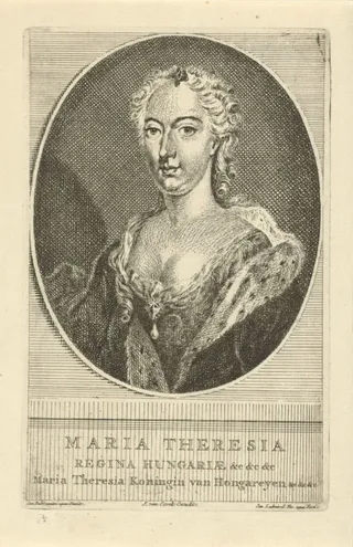 Portret van keizerin Maria Theresia