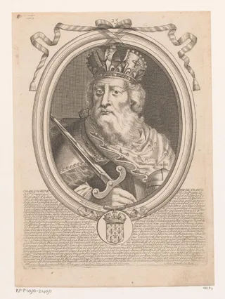 Portret van Karel de Grote