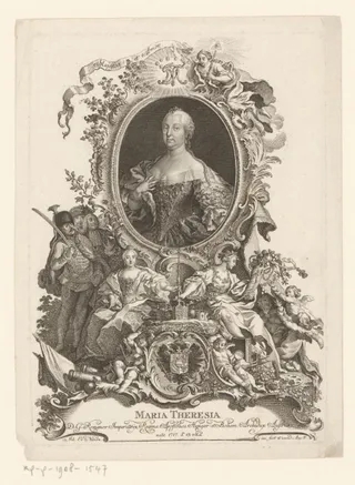Portret van Maria Theresia, Rooms-Duits keizerin
