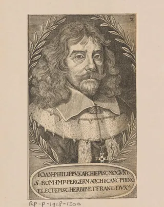 Portret van Johann Philipp von Schönborn, aartsbisschop van Mainz