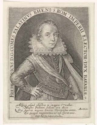 Portret van Frederik V, keurvorst van de Palts, koning van Bohemen
