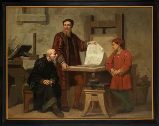 Die Erfindung der Druckmaschine