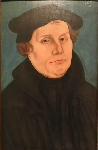 Martin Luther als Brustbildnis nach rechts