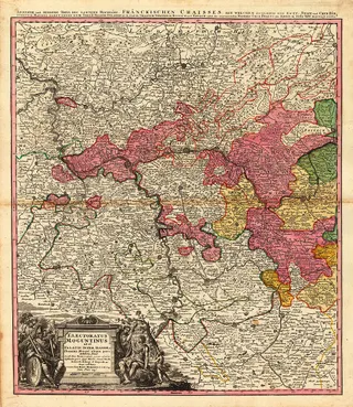 Electorate of Mainz, Homann 1729