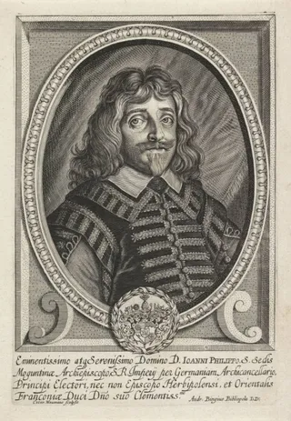 Portret van Johann Philipp von Schönborn, aartsbisschop van Mainz