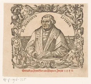 Portret van Martin Luther