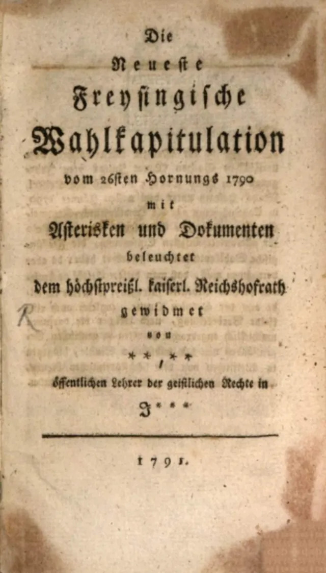 Wahlkapitulation