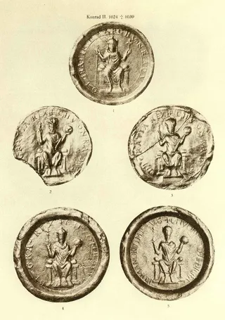 Siegel Konrad II (Posse, Tafel 12)